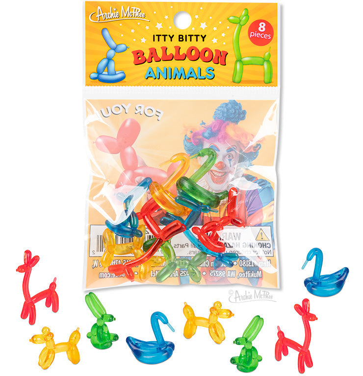 Itty Bitty Balloon Animals - Bag of 8