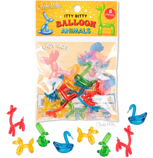 Itty Bitty Balloon Animals - Bag of 8