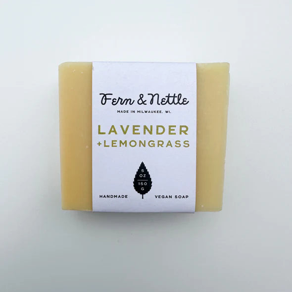 Fern & Nettle Lavender + Lemongrass Soap