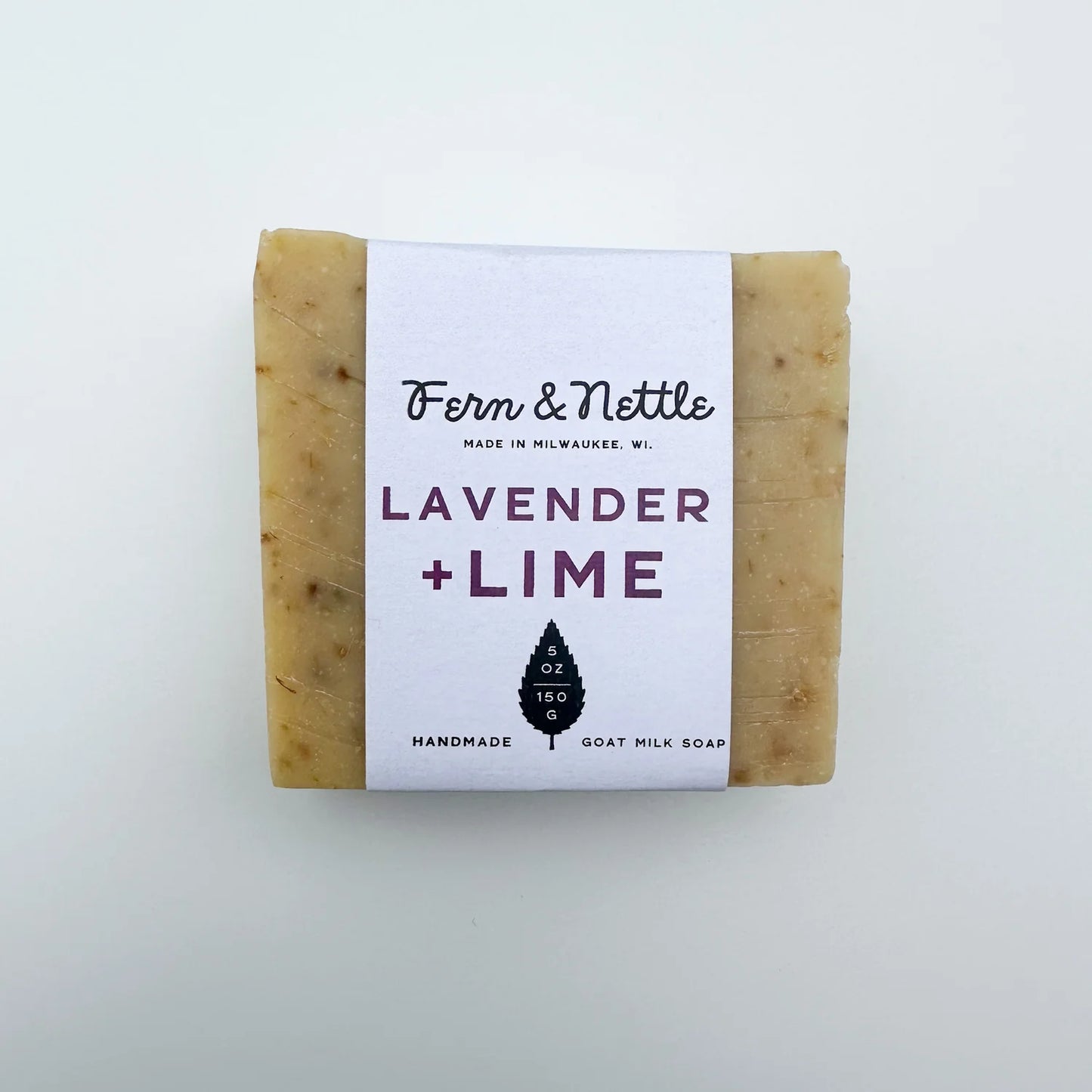 Fern & Nettle Lavender + lime soap