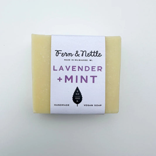 Fern & Nettle Lavender + Mint soap