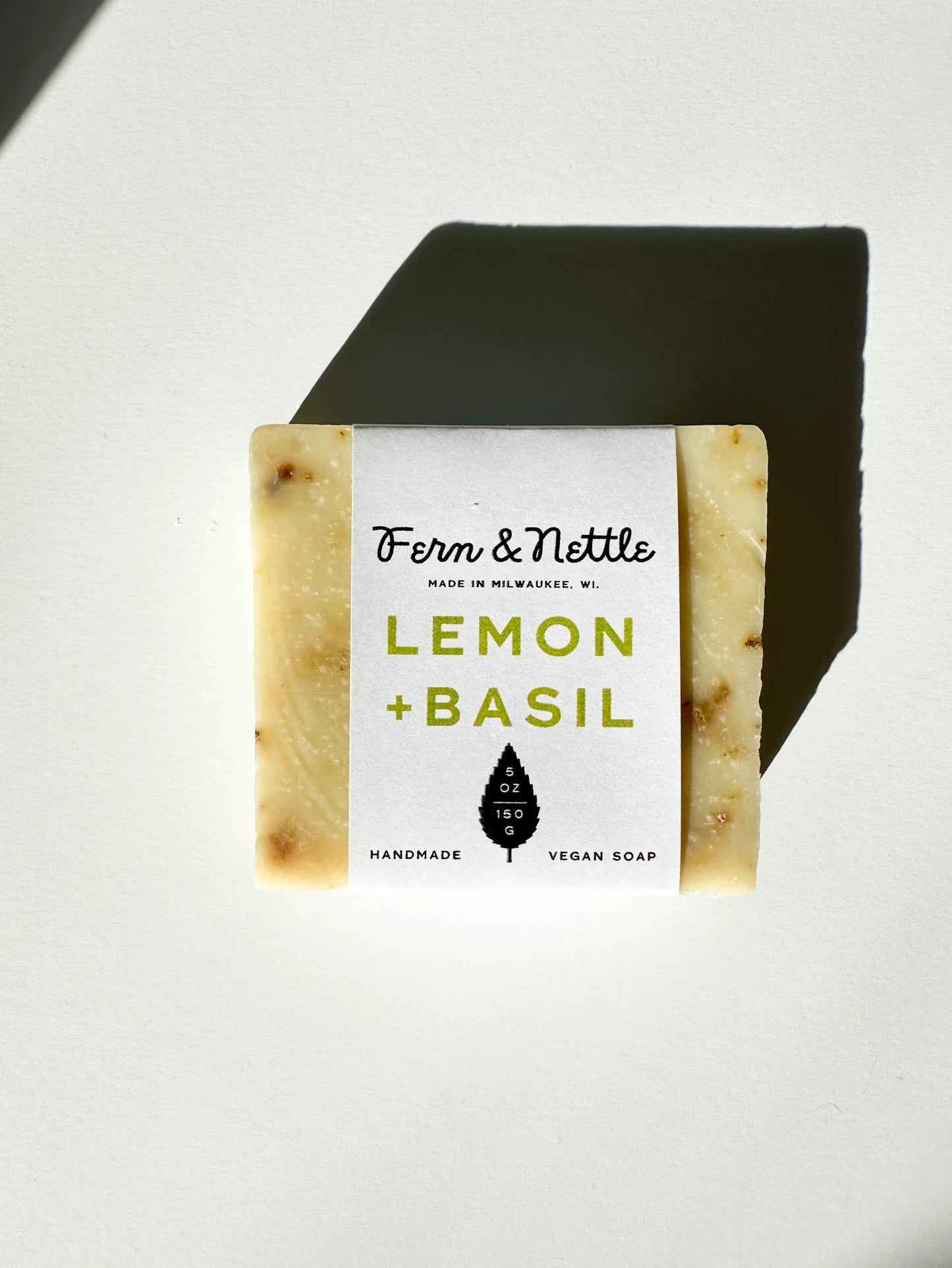 Fern & Nettle Lemon + Basil soap