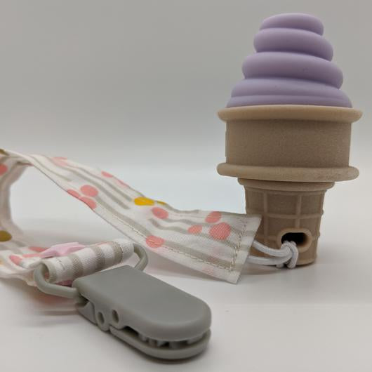 Ice Cream Teether Lovely Lilac
