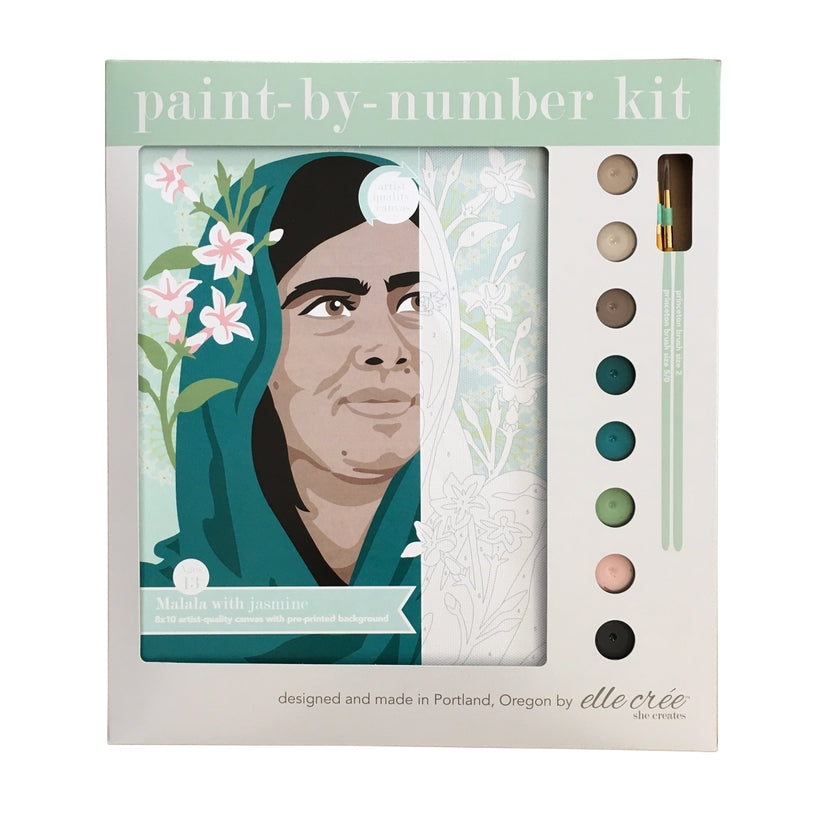 Malala w/Jasmine Paint by Number