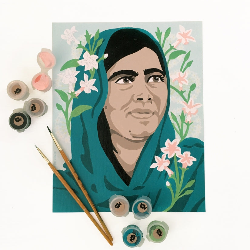 Malala w/Jasmine Paint by Number