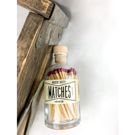 Mauve Vintage Apothecary Matches