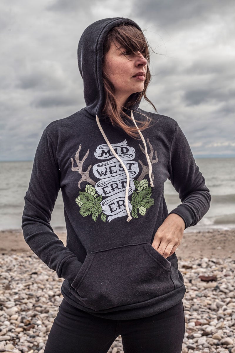 Midwesterner Antler Hoodie