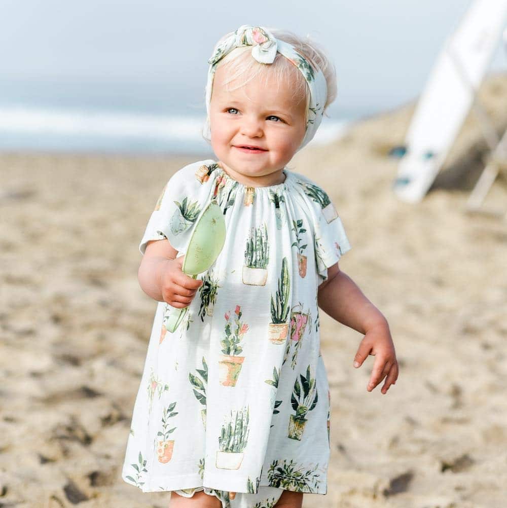 Chicken Organic Bamboo Dress & Bloomer Set