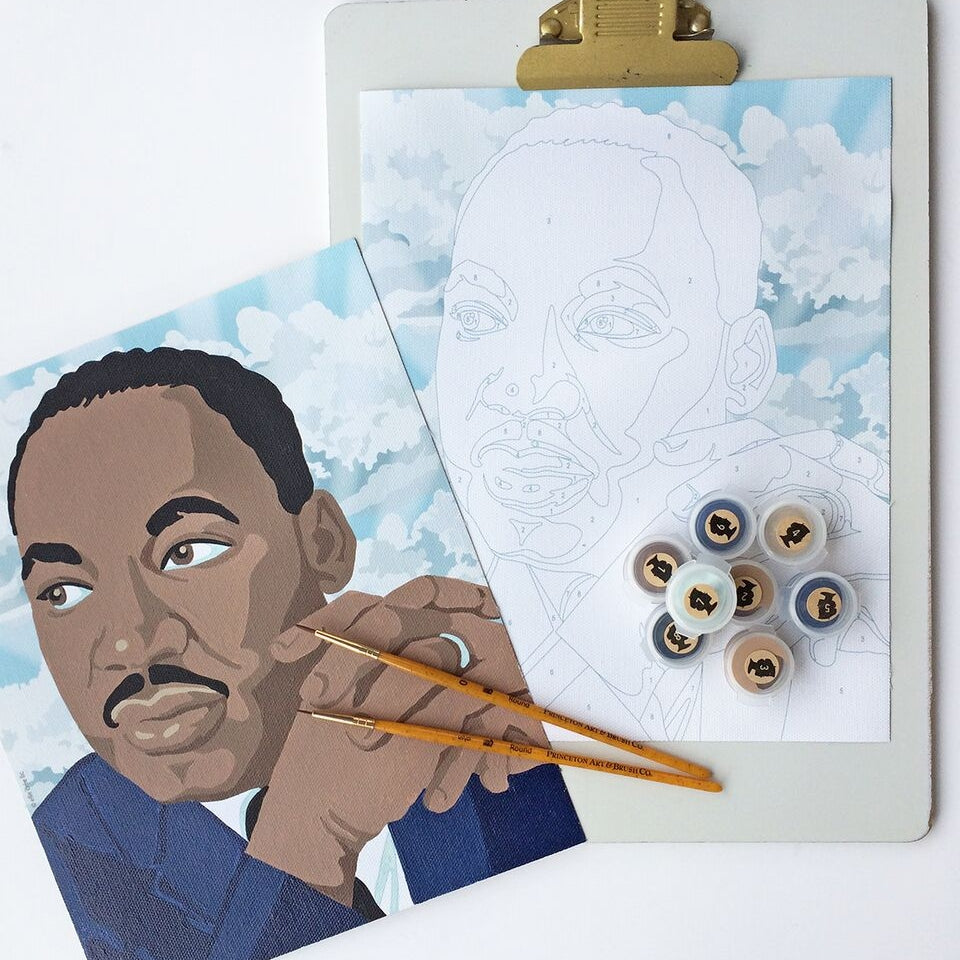 Martin Luther King Jr.  Paint by Number Kit