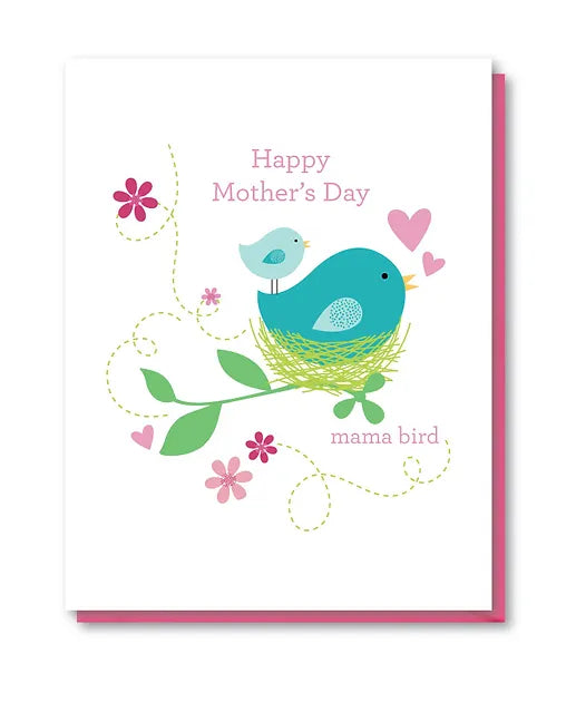 Mama Bird Card by Doodle Bird Design