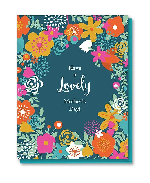 Lovely Flowers Mother's Day Card by Doodle Bird Design