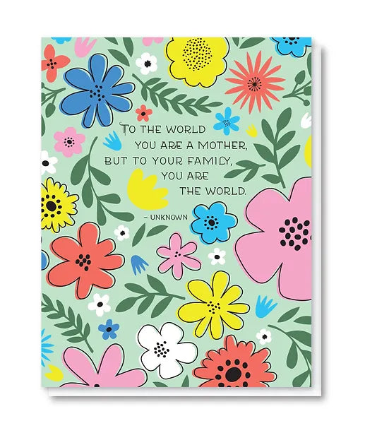 The World Mother's Day Card by Doodle Bird Design