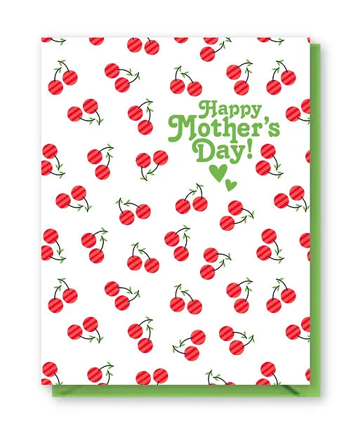 Cherries Mother's Day Card by Doodle Bird Design