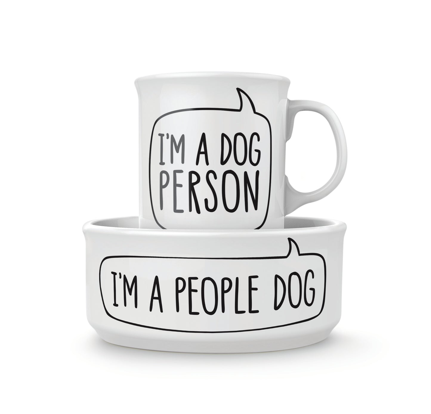 Ceramic Mug & Pet Bowl Set