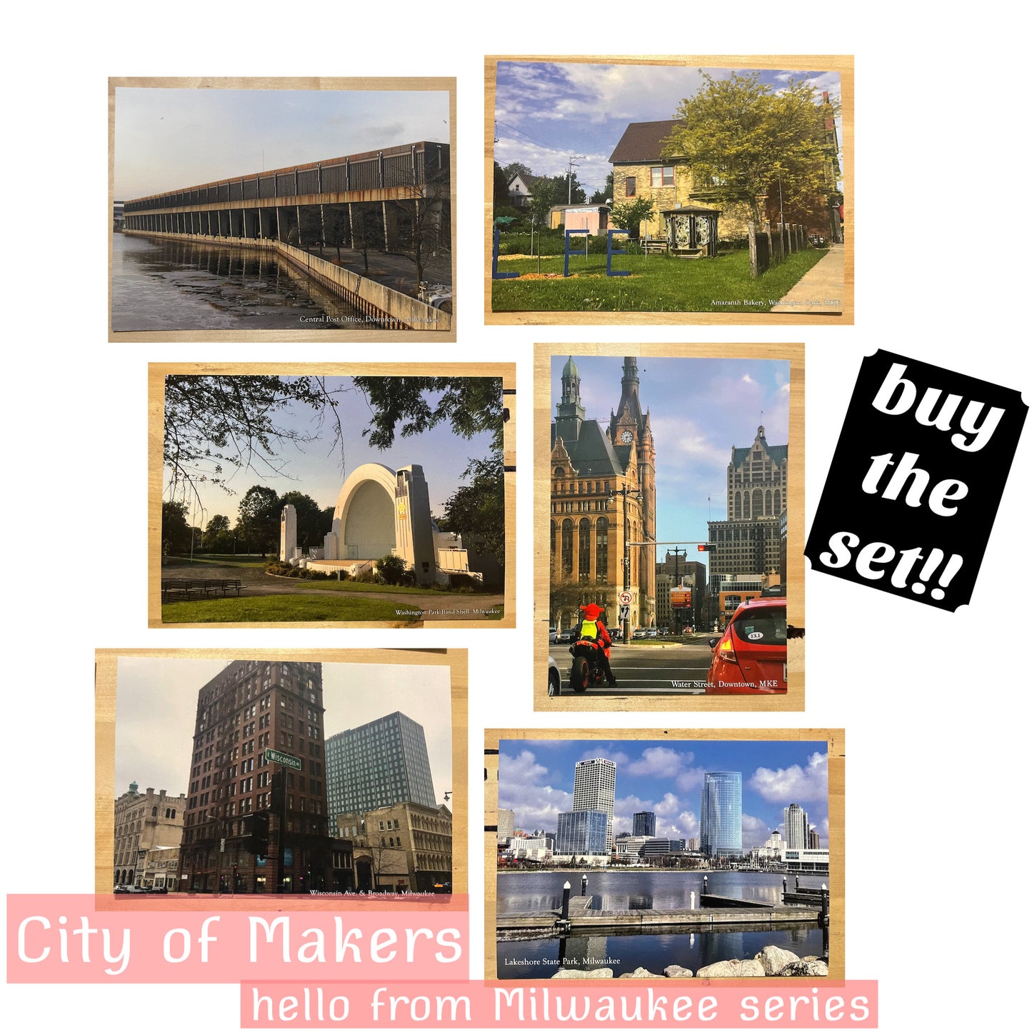 City Of Makers Postcard Set