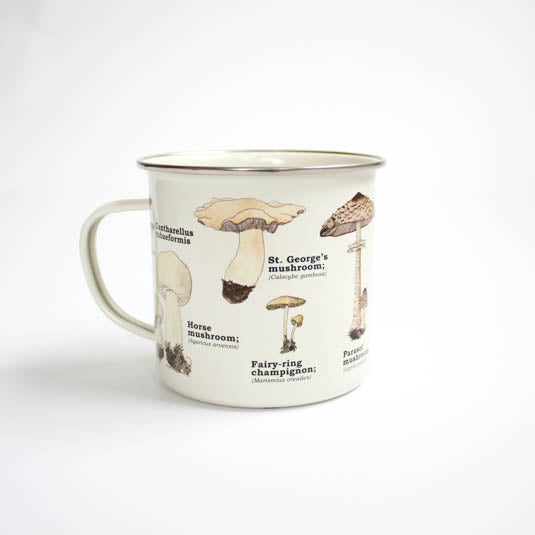 Mushrooms Enamel Mug