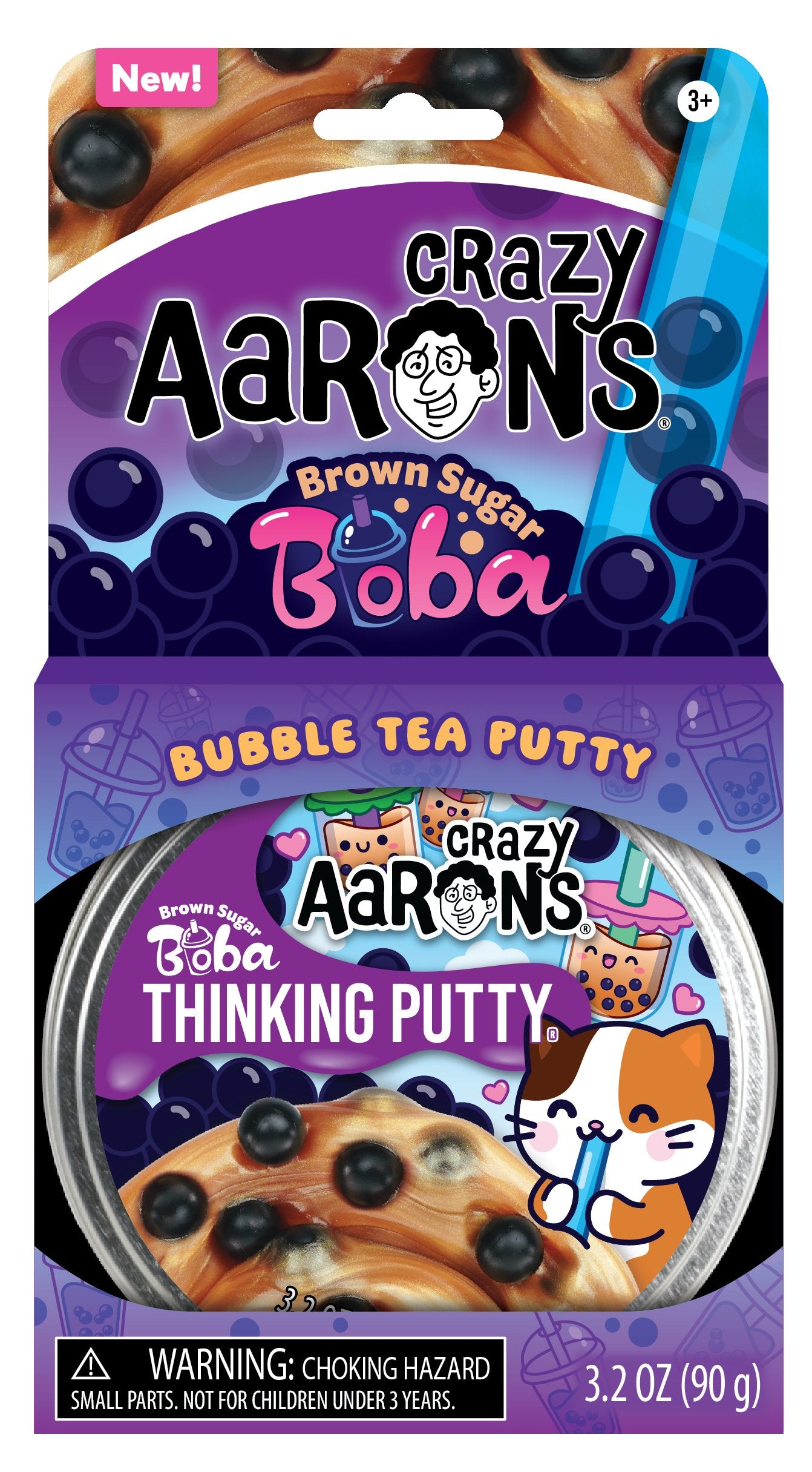 Brown Sugar Boba 4" Thinking Putty