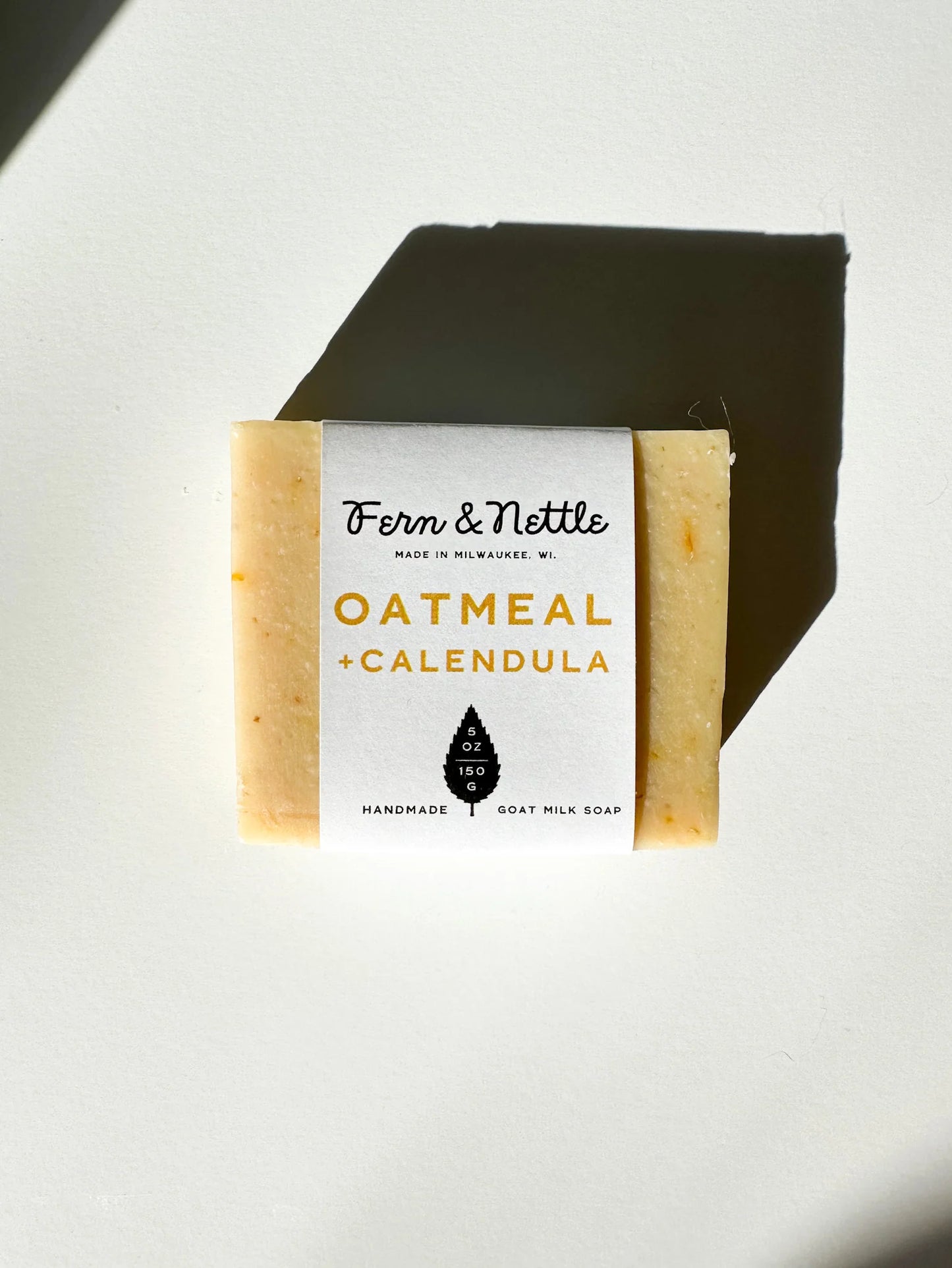 Fern & Nettle Oatmeal + calendula soap