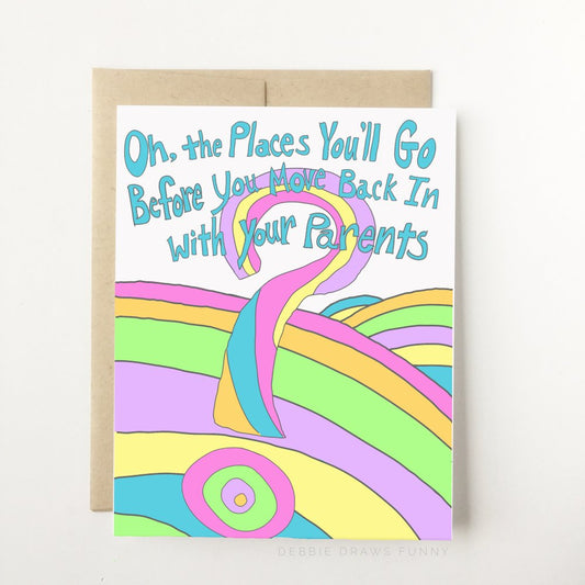 Oh The Places You Will Go Grad Card