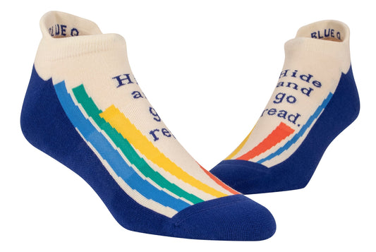 Hide & Read Sneaker Socks