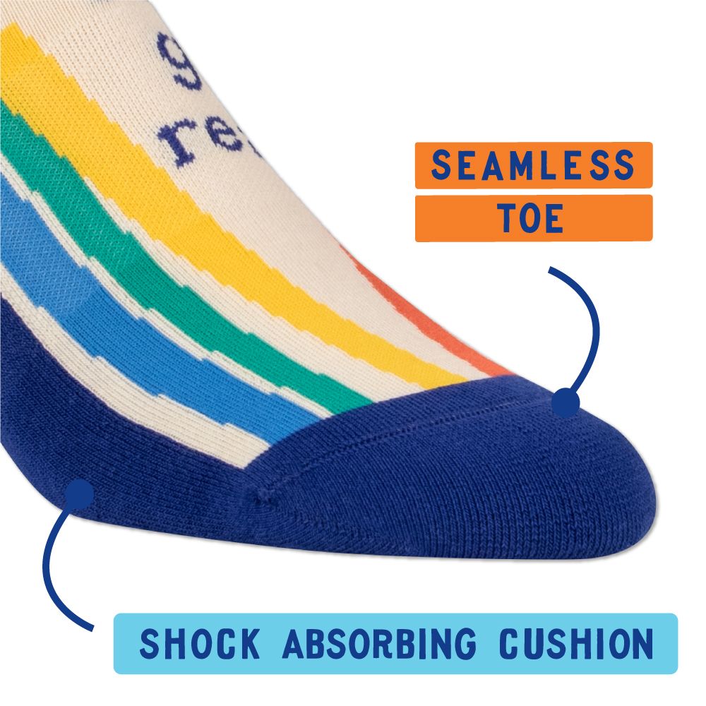 Hide & Read Sneaker Socks