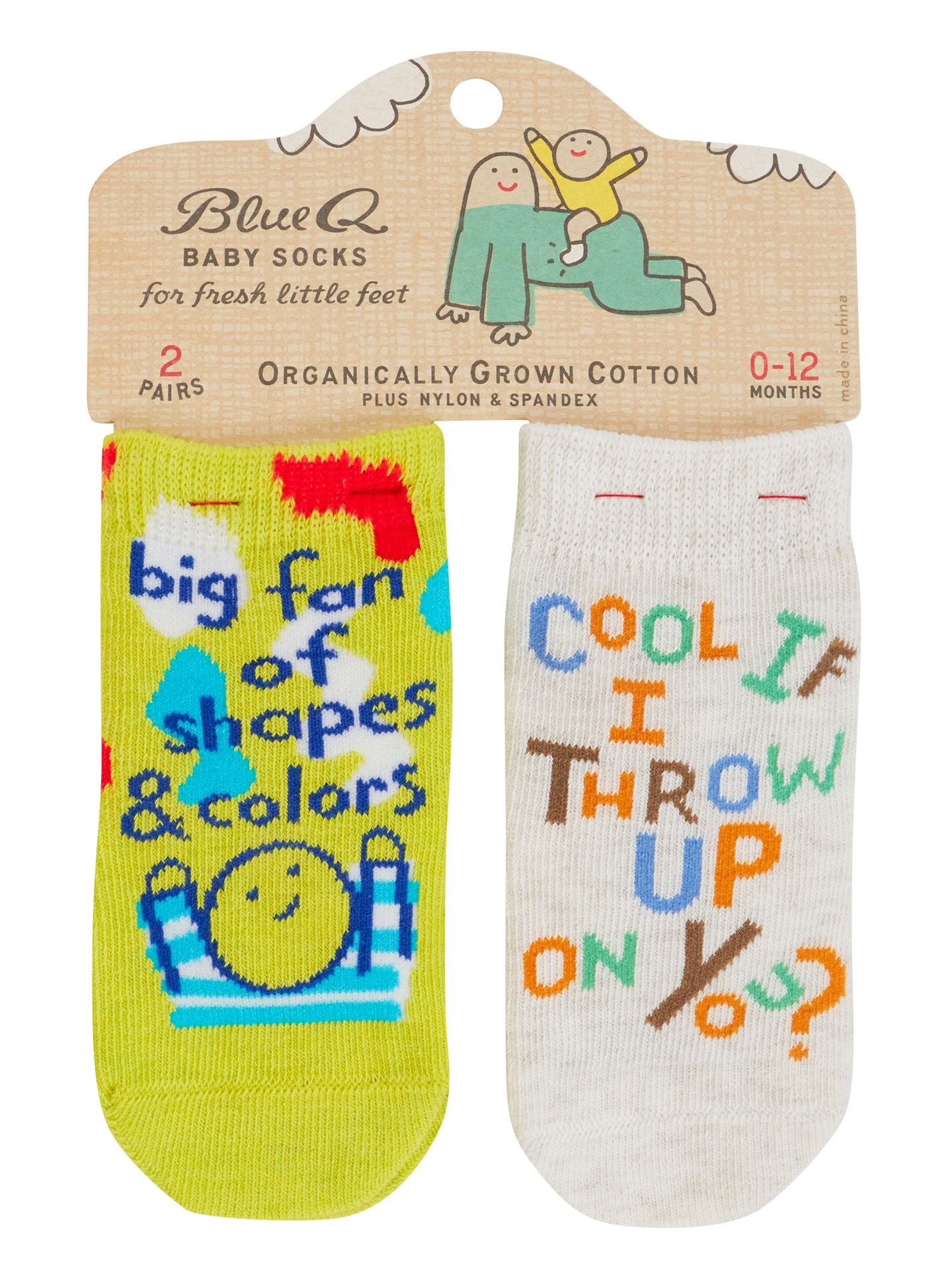 ShapesColors/ThrowUp BabySocks