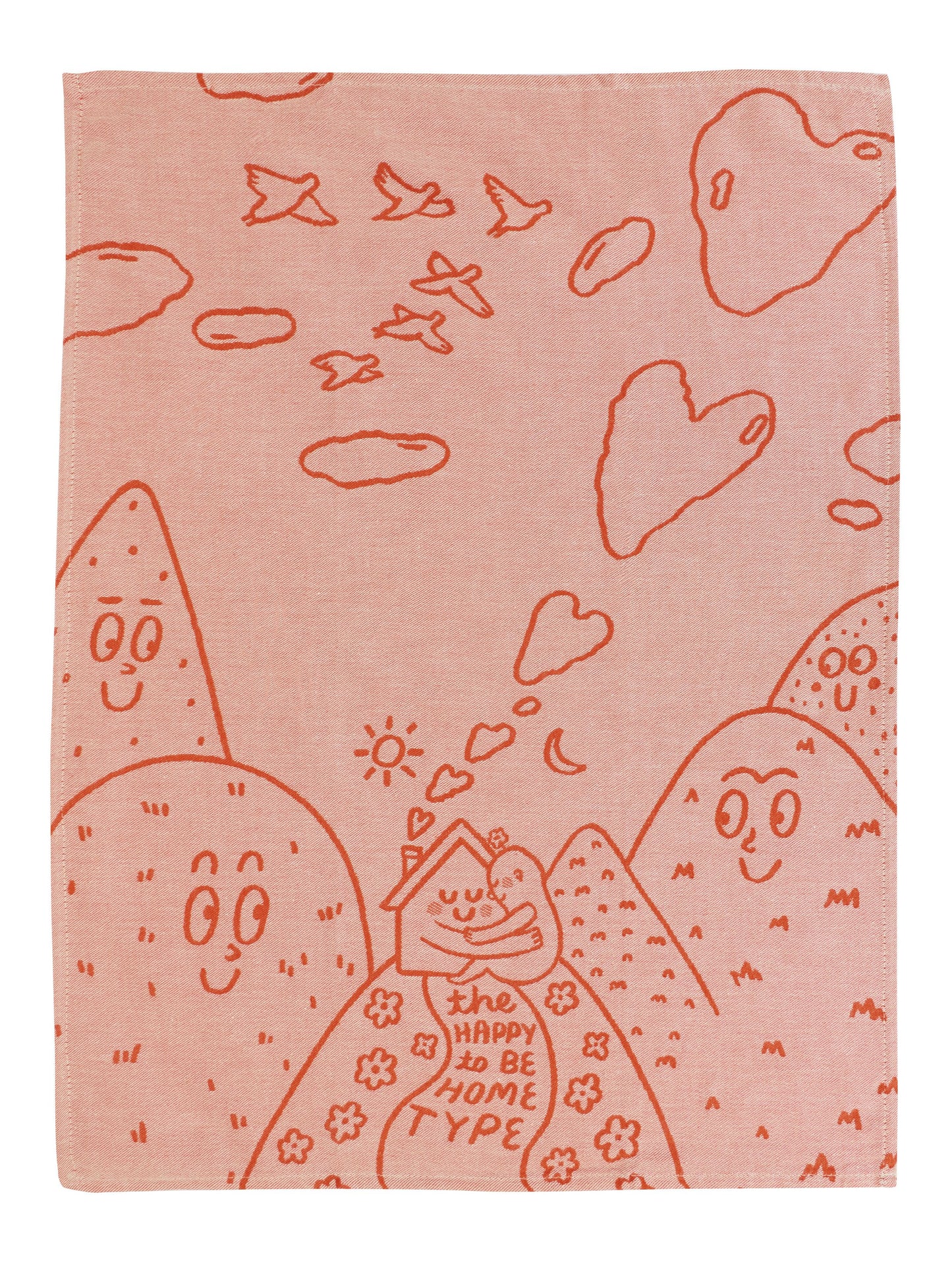 Happy To Be Home Woven Dish Towel