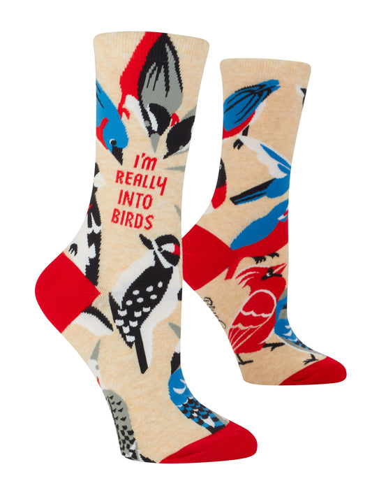 Really Into Birds Women's Crew Socks