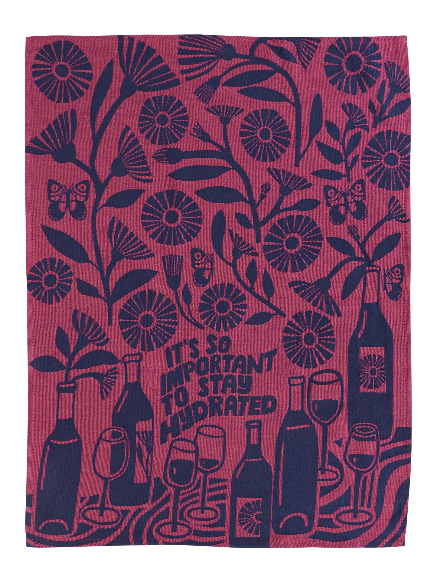 Stay Hydrated Dish Woven Towel