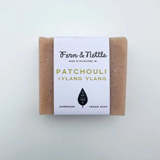 Fern & Nettle Patchouli + Ylang Ylang Soap