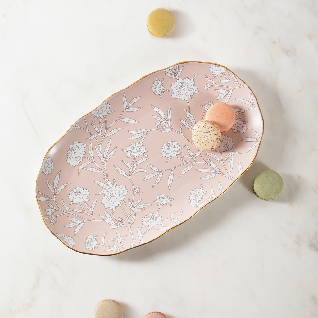 Peony Serving Platter