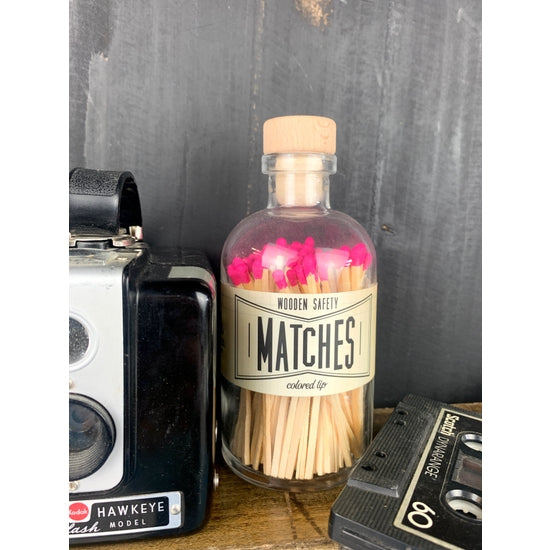 Pink Vintage Apothecary Matches