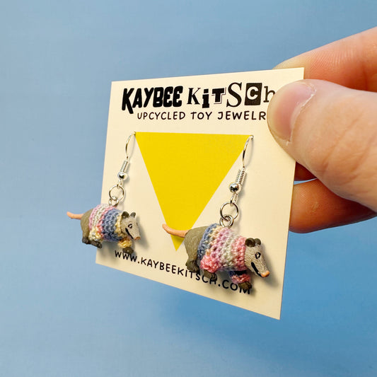 Possum "Sweater Friend" Earrings