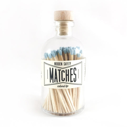 Powder Blue Vintage Apothecary Matches