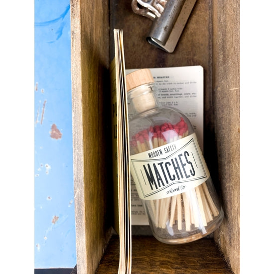 Red Vintage Apothecary Matches