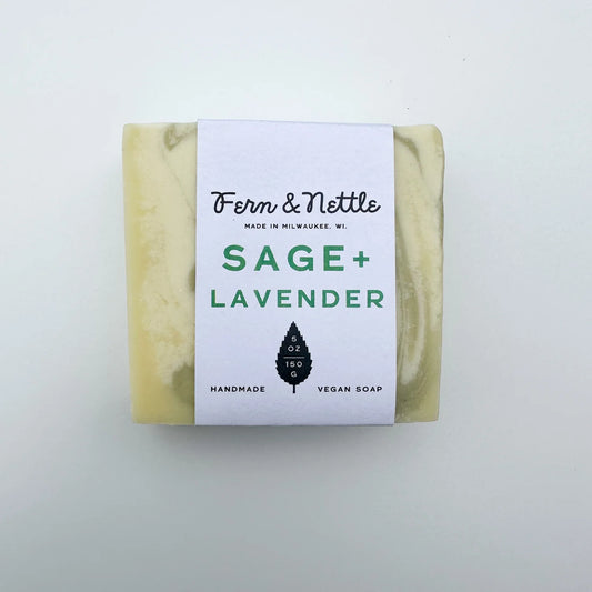 Fern & Nettle Sage + Lavender Soap