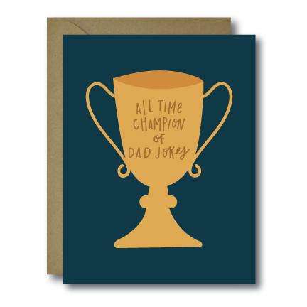 Dad Jokes Champion Father's Day Card