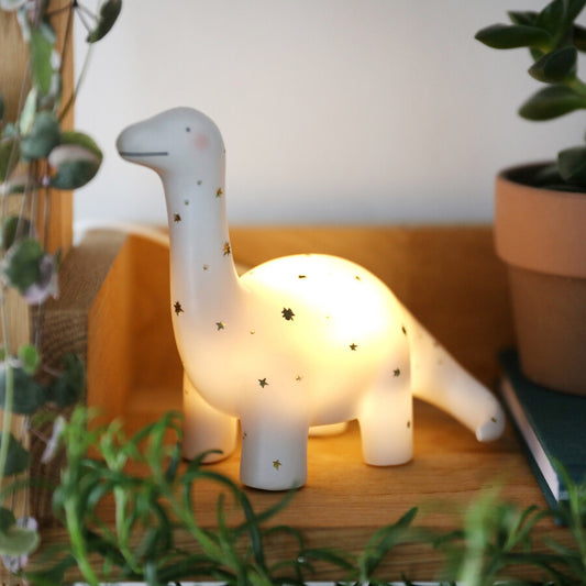 Small Starry Dinosaur Led Night Light