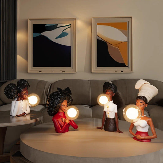 Bubble Girl Lamp - Soulful Collection