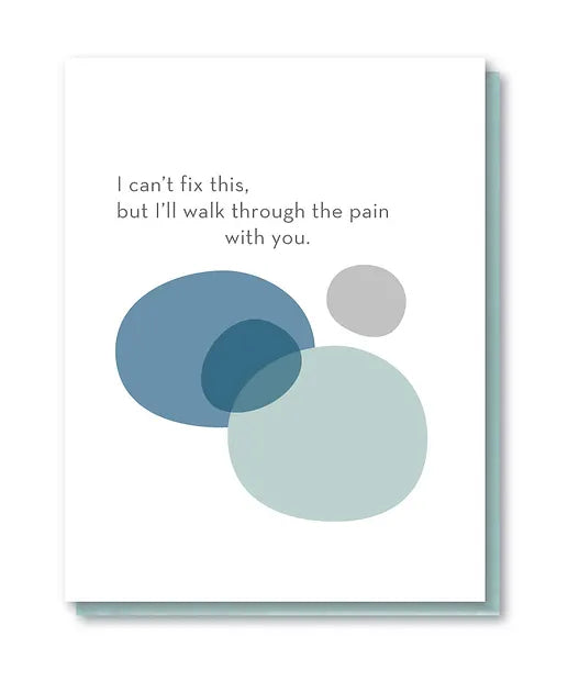 Circles Sympathy Card By Doodle Bird Design