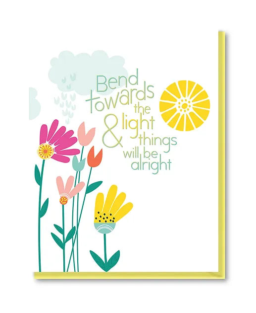 Bend Toward the Light card by Doodle Bird