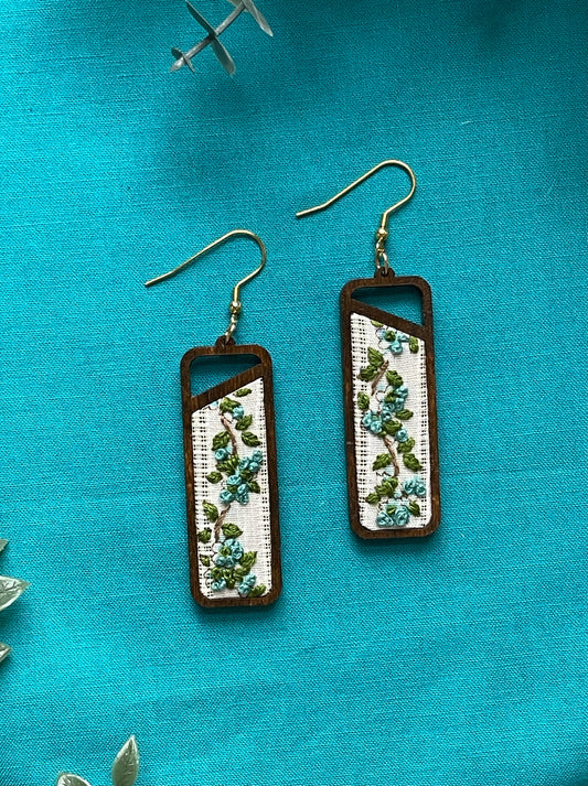 The Veronica Embroidered Earrings