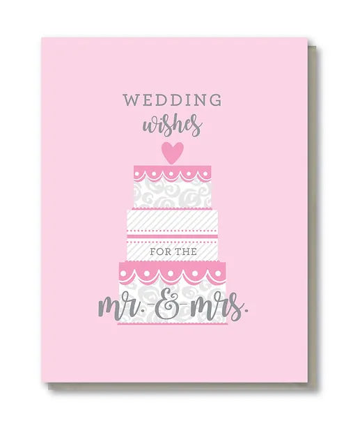 Cake Wedding Wishes card by Doodle Bird