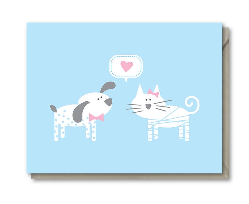 Animal Attraction Card By Doodle Bird Design