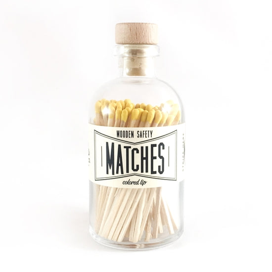 Yellow Vintage Apothecary Matches