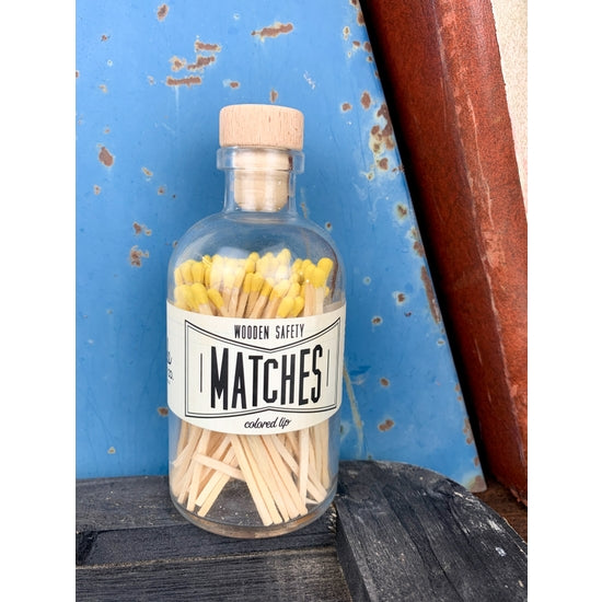 Yellow Vintage Apothecary Matches