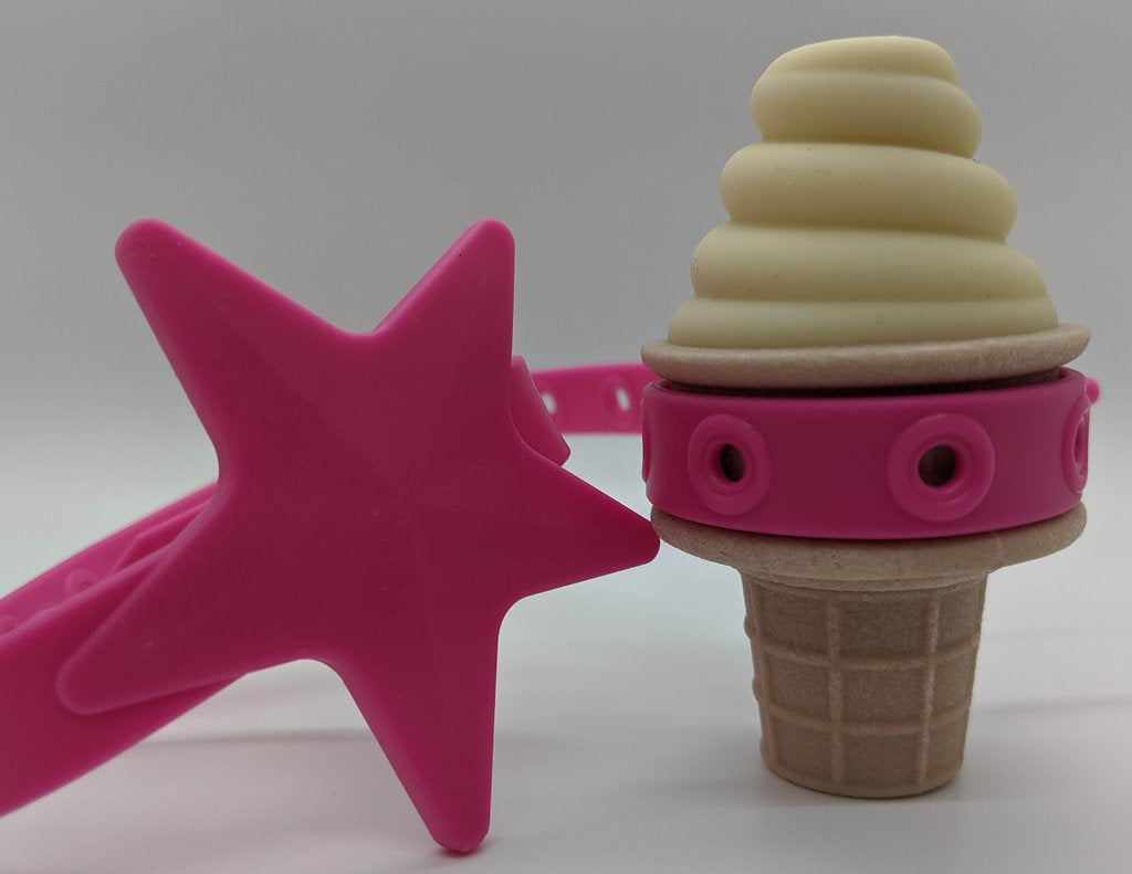 Ice Cream Teether Yummy Yellow